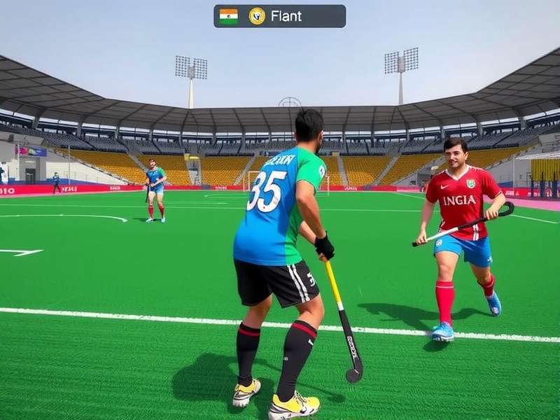 India Hockey Elite Gameplay Screen India Hockey Elite Gameplay